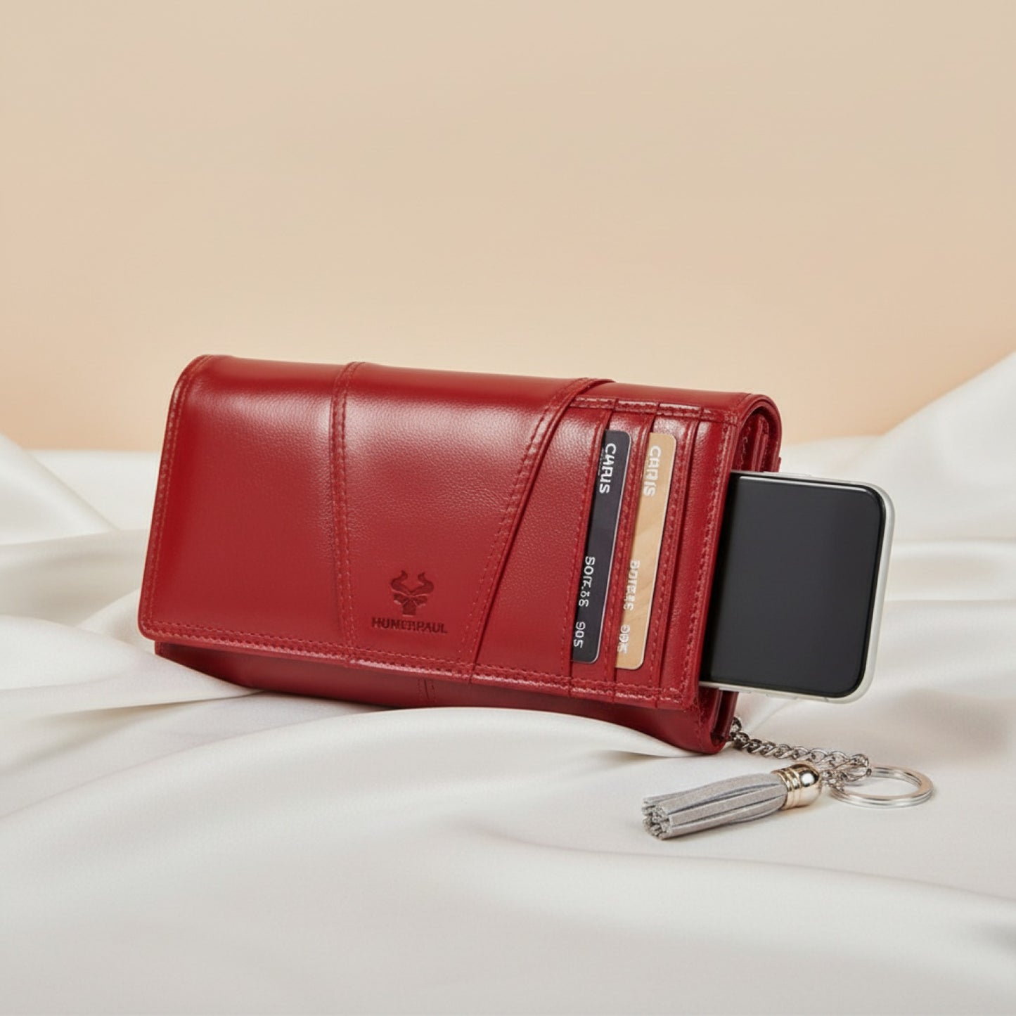 Portefeuille Long en Cuir Véritable pour Femme - Chic & Fonctionnel avec Blocage RFID