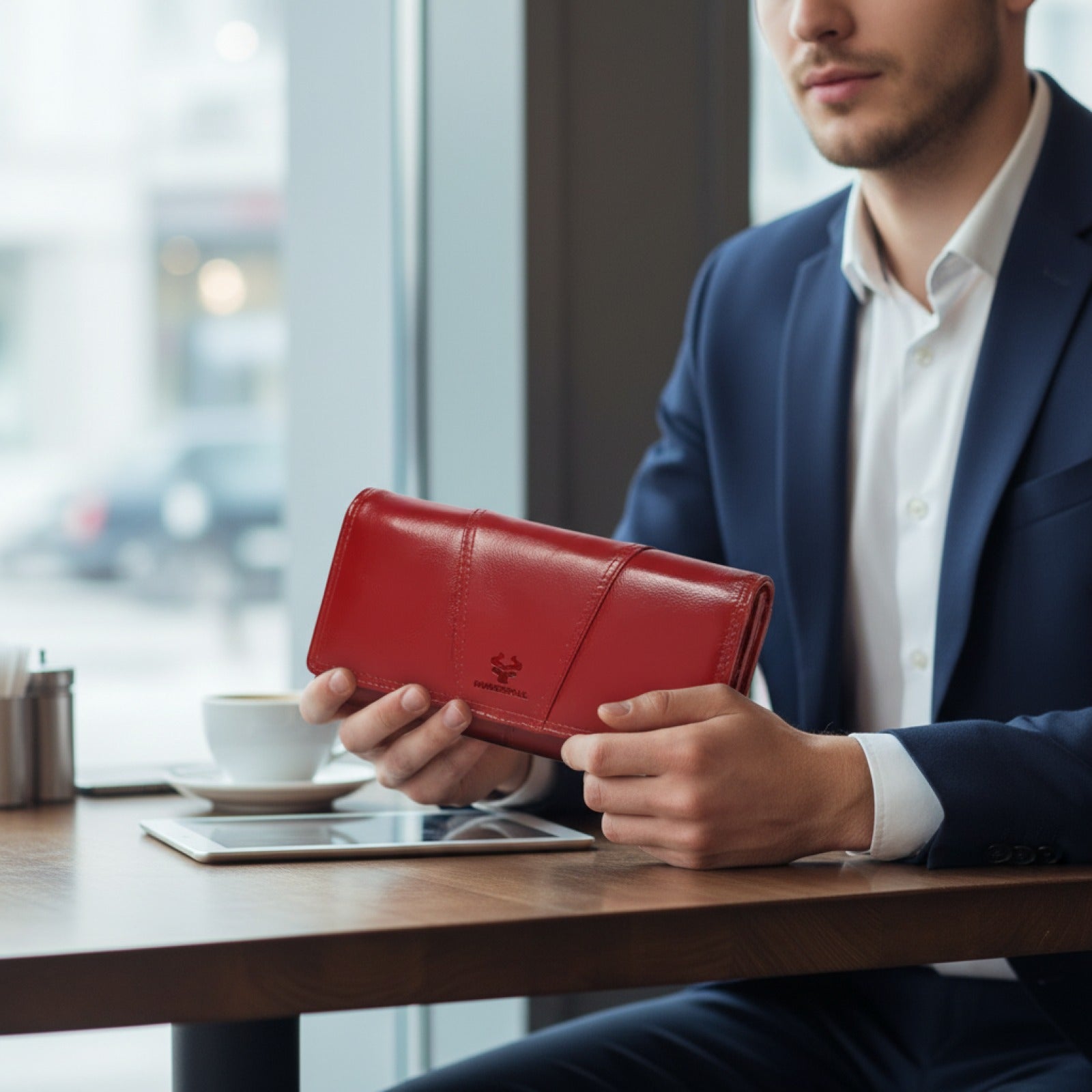Portefeuille Long en Cuir Véritable pour Femme - Chic & Fonctionnel avec Blocage RFID
