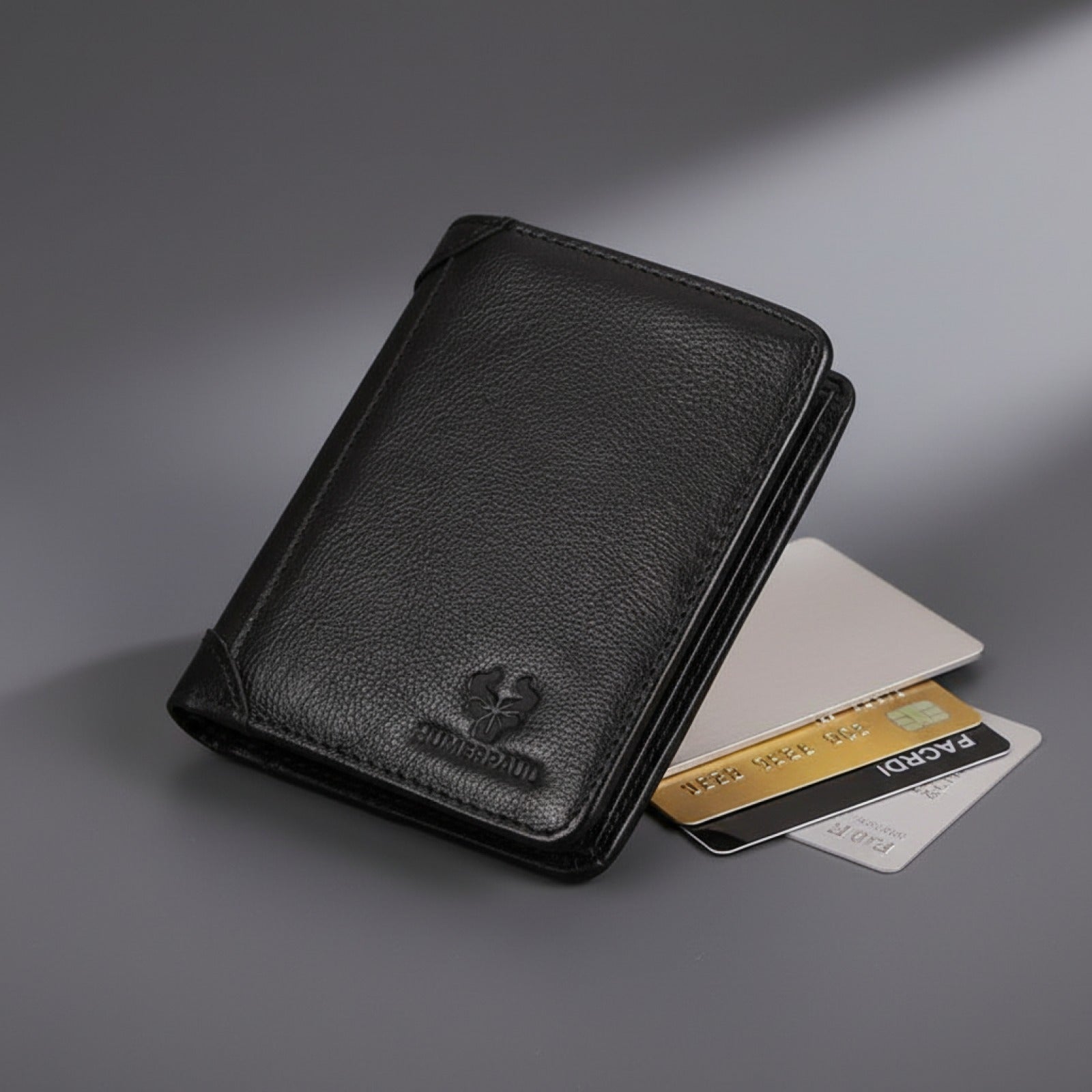 Portefeuille Homme Cuir Véritable avec Blocage RFID - Mince et Luxe